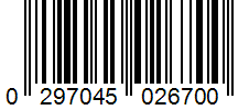 Barcode 0297045026700
