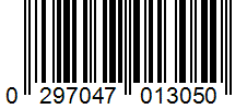 Barcode 0297047013050
