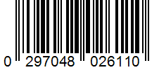 Barcode 0297048026110