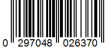 Barcode 0297048026370