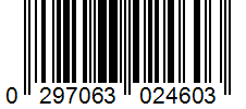 Barcode 0297063024603