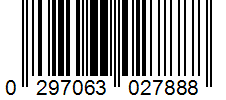 Barcode 0297063027888