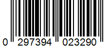 Barcode 0297394023290
