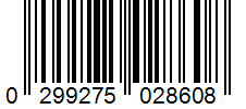 Barcode 0299275028608