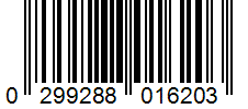 Barcode 0299288016203