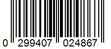 Barcode 0299407024867
