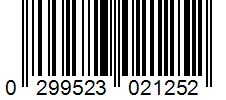 Barcode 0299523021252