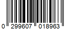 Barcode 0299607018963