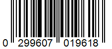 Barcode 0299607019618
