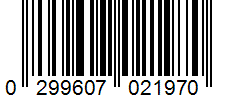 Barcode 0299607021970