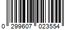Barcode 0299607023554