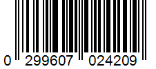 Barcode 0299607024209