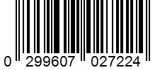 Barcode 0299607027224