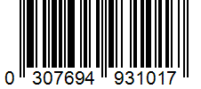 Barcode 0307694931017