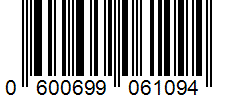 Barcode 0600699061094