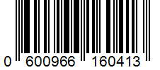 Barcode 0600966160413