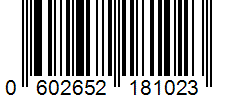Barcode 0602652181023