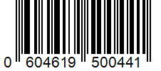 Barcode 0604619500441