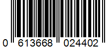 Barcode 0613668024402
