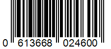 Barcode 0613668024600