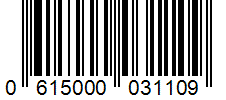 Barcode 0615000031109