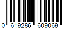 Barcode 0619286609069