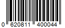 Barcode 0620811400044