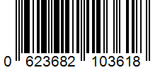 Barcode 0623682103618