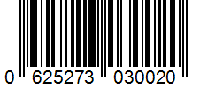 Barcode 0625273030020