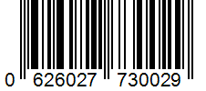 Barcode 0626027730029