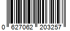 Barcode 0627062203257