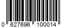 Barcode 0627696100014