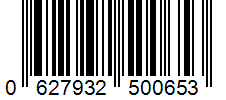 Barcode 0627932500653