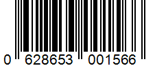 Barcode 0628653001566