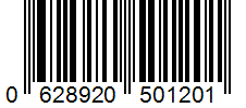 Barcode 0628920501201