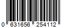 Barcode 0631656254112