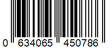 Barcode 0634065450786