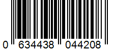 Barcode 0634438044208