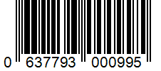 Barcode 0637793000995