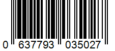 Barcode 0637793035027