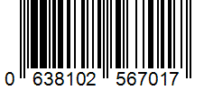 Barcode 0638102567017