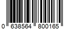 Barcode 0638564800165
