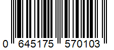 Barcode 0645175570103