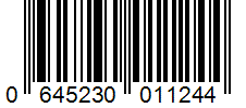 Barcode 0645230011244