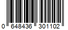 Barcode 0648436301102