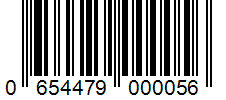 Barcode 0654479000056