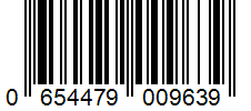 Barcode 0654479009639