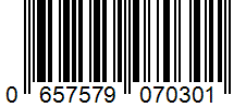 Barcode 0657579070301
