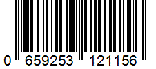Barcode 0659253121156
