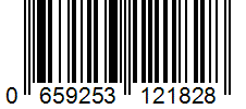 Barcode 0659253121828